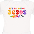 thumbnail image 4 of Inktastic Jelly Bean Jesus Boys or Girls Long Sleeve Baby Bodysuit, 4 of 5