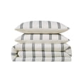thumbnail image 5 of Truly Soft Millenial Stripe 3-Piece King Duvet Set in Ivory and Black, Polyester , Adult, All Season, OEKO-TEX Certified, 5 of 8