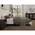 thumbnail image 4 of AFI Florence Queen Solid Wood Low Profile Platform Bed, White, 4 of 13