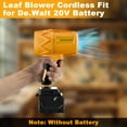 thumbnail image 2 of Small Cordless Leaf Blower Fit for De.Walt 20V Battery, for Snow/Rain/Patio Removal, 2 of 7