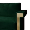 thumbnail image 4 of Castle Place Comtemporary Glam Velvet Upholstered Sofa, Emerald Green, 4 of 7