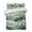 Green, variant on Quilts King Size Bedding Set, Green Forest Lightweight Quilted Comforter, Green Ombre Trees Abstract Art Soft Reversible Bedspread Coverlet with Pillow Covers for All Season, 96" x 106"