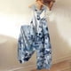 thumbnail image 2 of Monos de pierna ancha SCZ para mujer casual sueltos sin mangas azul 2xl, 2 of 5