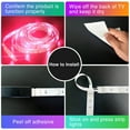 DAYBETTER Led Backlight for TV, 12.5 ft USB Led Strip Lights for TV 55