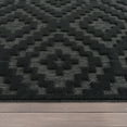 thumbnail image 3 of Paco Home Indoor & Outdoor Rug with Moroccan Pattern in Dark Grey - 5'3" x 7'3" (5'x7'), 3 of 5