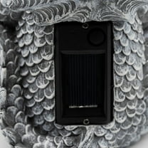 CHOII 2025 Garden Dragon Statue Outdoor Decor,Large Dragon Figurine with Solar Crackle Globe Light Yard Art Decoration Resin Ornament for Indoor Home Outdoor Patio Lawn Gift