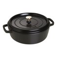 thumbnail image 1 of STAUB la Cocotte 4 L Plat Rond en Fonte, Noir, 1 of 1