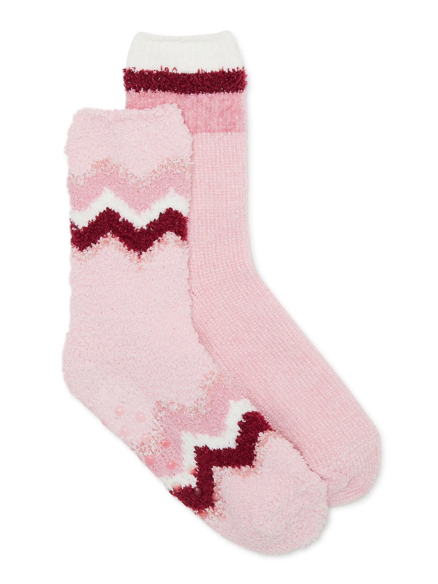 Joyspun Women's Lounge Socks, 2-Pack, Size 4-10 - Walmart.com