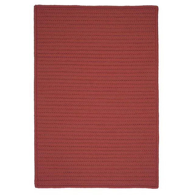 Colonial Mills Tapis H104R024X072S Simply Home Uni - Terracotta 2 Pi. x 6 Pi. Tapis Tressé