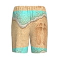 thumbnail image 5 of Naloa Beach Footprint Men's Short Pajama Pants, Lounge Comfort Shorts with Elasticized Waistband and Side Pockets - XX-Large, 5 of 9
