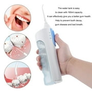 Portable Dental Floss Oral Hygiene Irrigator Teeth Flosser 160ml Water Tank