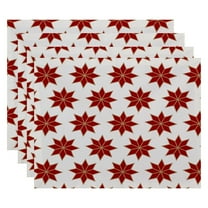 Simply Daisy 18" x 14" Christmas Stars 2 Geometric Print Placemat