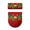 thumbnail image 2 of HELLHERO Christmas Polyester Lid Cover Set for Toilet & Easy Care Toilet Lid Covers & Universal for Hotel Home Adjustable, 2 of 8