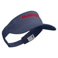 thumbnail image 4 of Joyful Fast Food Logo Embroidered Pro Style Cotton Twill Washed Visor - Navy OSFM, 4 of 5