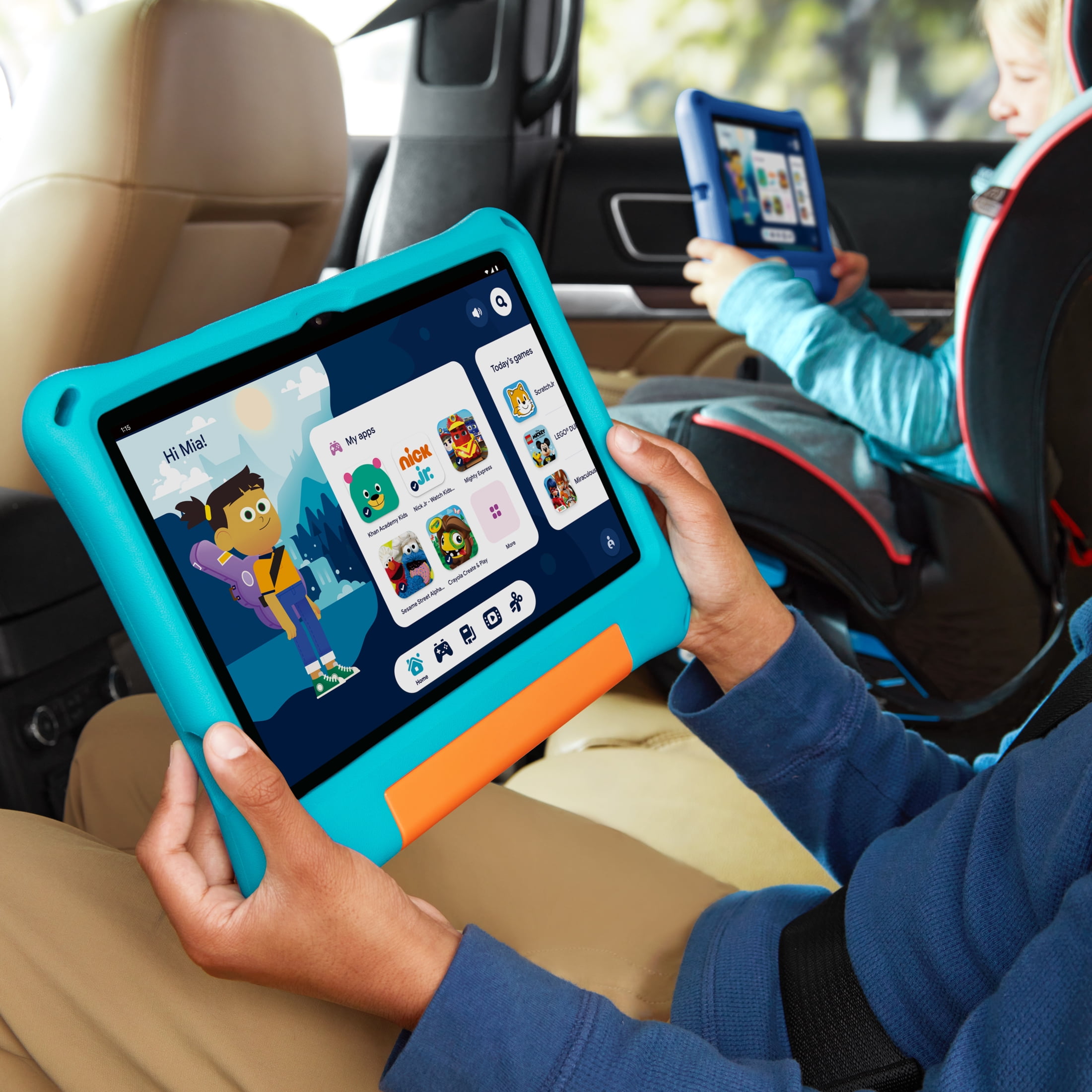 onn 10.1" Kids’ Tablet, 32GB, (2024 Model) - Aqua
