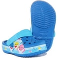thumbnail image 5 of Crocs Fun Lab Baby Shark Band Toddler Clog Sandal, Sizes 4-13, 5 of 6