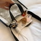 thumbnail image 4 of Bolso femenino sencillo y versátil, bandolera oblicua de gran capacidad Gris, 4 of 5