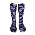 thumbnail image 5 of Naloa flower Skull crystal High Stockings Women Thigh High Stockings Over Knee Long Stockings-One Size, 5 of 8