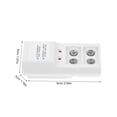 thumbnail image 2 of SKISUNO White 9V Battery Charger with Two Slots Fast Charging LED Indicator for Rechargeable Batteries, 2 of 7