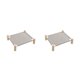 thumbnail image 1 of Greeniant Cama para perros de tela de transpirable - A prueba de humedad para descansar Cama para mascotas desmontable y lavable Type4 NO4, 1 of 6