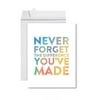 Koyal Wholesale Funny Jumbo Retirement Card With Envelope, Greeting Card, Never Forget The Difference You've Made