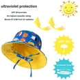 thumbnail image 2 of HZKAICUN Cotton Animal Baby Bucket Toddler Sun Hats UPF 50+ Summer Hats Sun Protection for Kids Baby Toddlers Infants Girls/Boys, 2 of 5