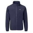 thumbnail image 2 of Men's Cutter & Buck  Navy Denver Broncos  Big & Tall Charter Eco Knit Recycled Full-Zip Jacket, 2 of 3