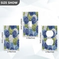 thumbnail image 2 of Light Switch Cover Switch Plate Outlet Cover Plug Cover for Electrical Unused Outlet Cover Blue and Green Roses Pattern, 2 of 6