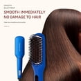 thumbnail image 2 of Cepillo alisador de pelo iónico de cerámica MEGAWISE Pro para salón de belleza en casa. Cepillo alisador con tecnología de calentamiento de 20 segundos, apagado automático, antiescaldaduras, voltaje d, 2 of 5
