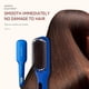 thumbnail image 2 of Cepillo alisador de pelo iónico de cerámica MEGAWISE Pro para salón de belleza en casa. Cepillo alisador con tecnología de calentamiento de 20 segundos, apagado automático, antiescaldaduras, voltaje d, 2 of 5
