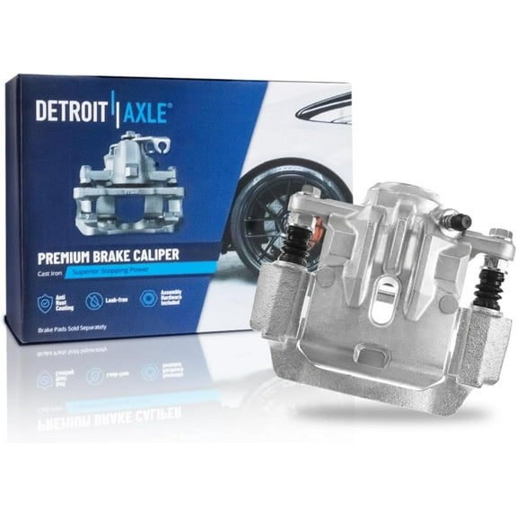 Detroit Axle - Rear Right Brake Caliper for Subaru Forester Crosstrek Impreza XV Crosstrek Passenger Side Brake Caliper with Bracket Replacement