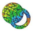 thumbnail image 2 of Hirioo Rainbow Butterflies for Round Bar Stool Seat Covers Washable Stool Cushion Slipcover Elastic Bar Chair Covers for 12-14 Inch Chair-13 inch, 2 of 7