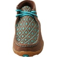 thumbnail image 4 of Twisted X Boots Womens Women`s Driving Moc D Toe 6.5-M Brown/Turq, 4 of 6