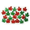 thumbnail image 5 of Christmas Ornament Leaves, Shatterproof hanging ornaments for Christmas tree, Indoor and outdoor Christmas holiday home decoration (Red & Green), 5 of 5