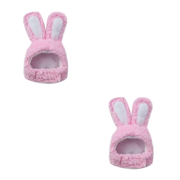 Sombrero para Mascotas Billuyoard Tocado de Orejas Largas Rosado 2Conjunto