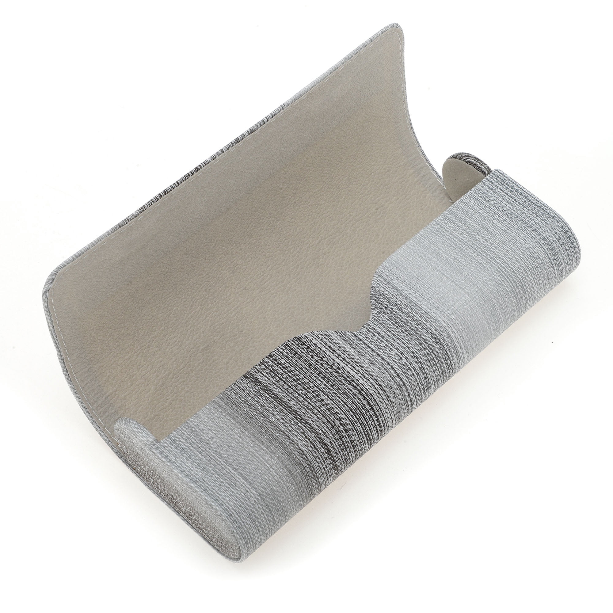 Unique Bargains Portable Eyeglasses Case 6.42"x2.52"x1.42"(L*W*H) Gradient Gray