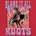 thumbnail image 3 of Blame it All On My Roots Women's Tank Top Vintage Country Fair Rodeo Cowgirl, 3 of 7
