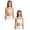 White 1PCS & Beige 1PCS, variant on 2pcs Strapless Bandeau Bra for Girls 10-37 - Wireless Side Support with Dual-Color Adjustable Straps, Seamless Smoothing Crop Top