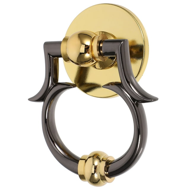 HAMPPLIES 1Set Door Knocker Zinc Alloy Security Knocker Minimalist European Style Entrance Decoration