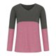 thumbnail image 5 of Camisas Para Mujer Casual Manga Larga Cuello en V Tops Patchwork Blusa Suelta Camisas Odeerbi  ODB129524, 5 of 6
