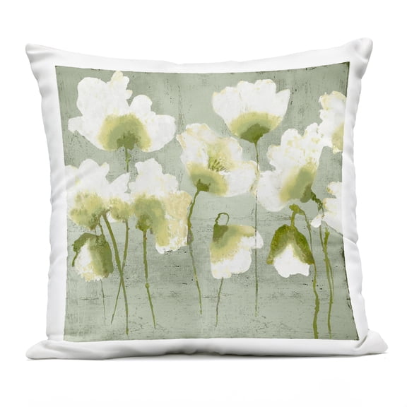 Stupell Industries - Charming Flower Impressions Outdoor Pillow 18x18 by Vanessa Austin