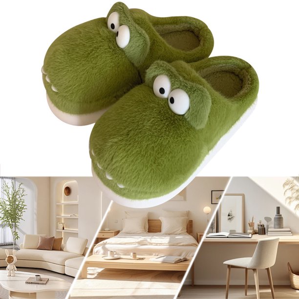 Pantuflas Borrosas Felpa Lindas Y Cómodas para Hombres Mujeres