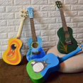 thumbnail image 2 of Wood Guitar Kit Unpainted Creative DIY Ukulele Kit Musical Instrument Toy, 2 of 10