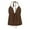 Brown, variant on Kureaily Women's Summer Casual Solid Color Lace Up Jacquard Drawstring Back Suspenders Top Solid Color Tank Tops