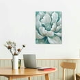 thumbnail image 3 of Creowell Bathroom Decor Wall Art Flower Picture Blossom White Floral Painting Canvas Print with for Home Bedroom 16x20 in/12x16 in, 3 of 5