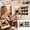 Style#4, variant on Christmas Fridge Magnet Music Player Set with 9 Vinyl Style Discs and USB C, Mini Vinyl Record Player-Inspired Magnetic Music Box with 9 NFC Discs and Phone-Free Playback.