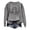 Grey, variant on CAIXIA Cute Sweatshirts for Women Y2k Casual Crewneck Long Sleeve Fleece Tops Pullover Fleece Embroidered Ladies Sweaters Outfits Winter Clothes 2026