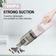 thumbnail image 3 of Aspiradora de mano ligera SIPPON 6 en 1 con potente motor de 100 W, miniaspiradora portátil para suelos duros, alfombras y pelo de mascotas (rosa inalámbrica), 3 of 5