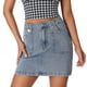 thumbnail image 3 of SAYOO Falda vaquera de verano para mujer SAYOO  moda, 3 of 9