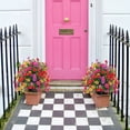 thumbnail image 4 of 22" Artificial Topiary Ball Flowers For Outdoors Planters, Spring Decoration, UV Resistant Faux Summer Plants, Fake Bushes Indoor Decor, Mix 4 Colors for Garden, Porch & Patio, 4 of 5